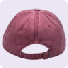 gorra vintage guinda - atras