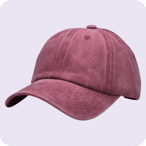 gorra vintage guinda -costado