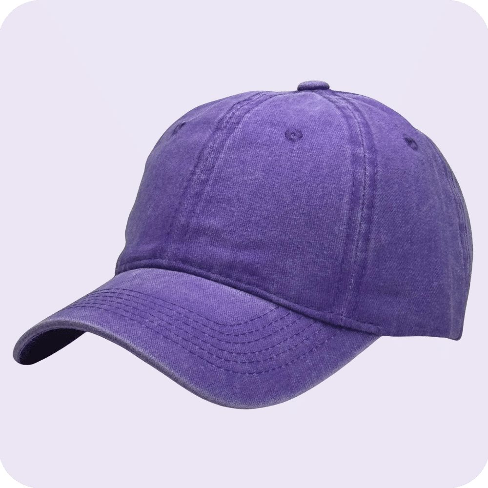 Gorra Vintage Morado gorra vintage morado -costado