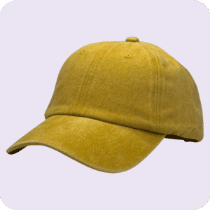 gorra vintage mostaza -costado