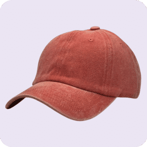 gorra vintage naranja -costado