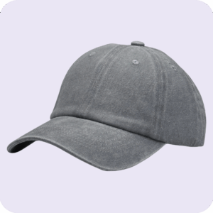 gorra vintage plomo -costado