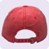 gorra vintage rojo - atras