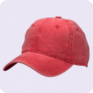 gorra vintage rojo -costado