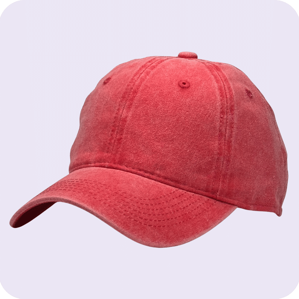 Gorra Vintage Rojo gorra vintage rojo -costado
